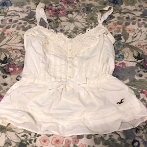 Hollister cotton lace tank